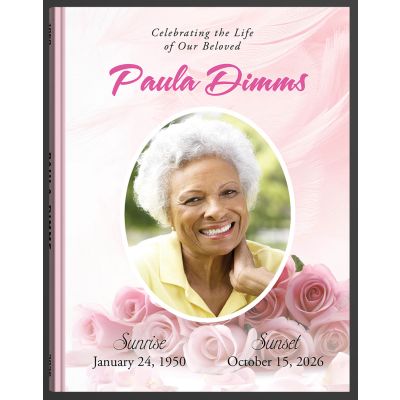 Rose & Feathers Guest Book