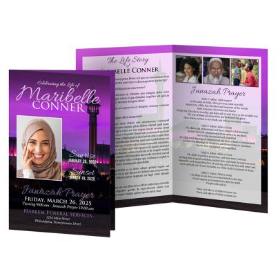 Beautiful Purple Mosque Bifold (Small)