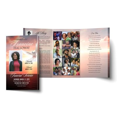 Serene Sunset Trifold