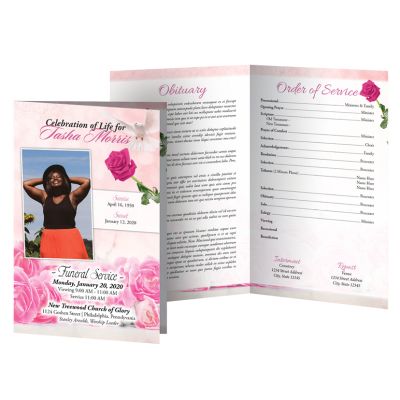 Pink Rose Bifold (Small)