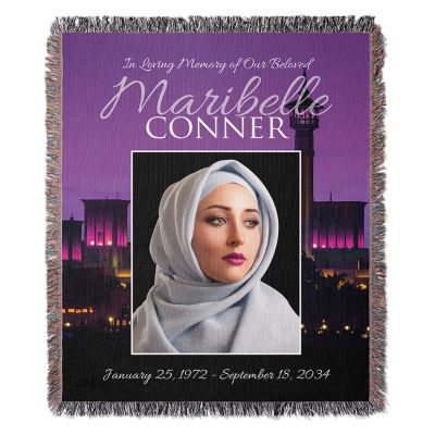 Purple Mosque Blanket