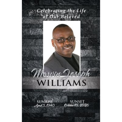 Dark Marble Prayer Cards