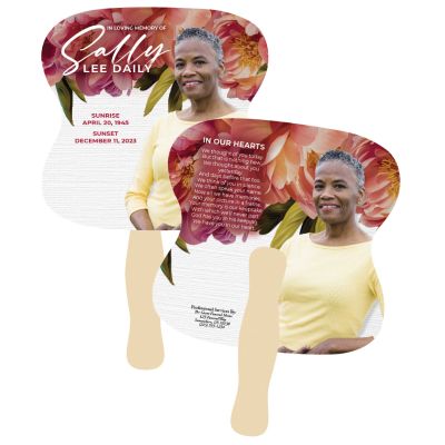 Hour Glass Shaped Hand Fan