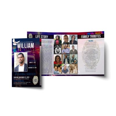 Police Officer Hero Trifold