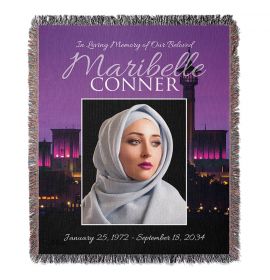 Purple Mosque Blanket
