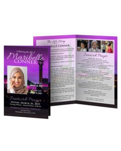 Beautiful Purple Mosque Bifold (Small)