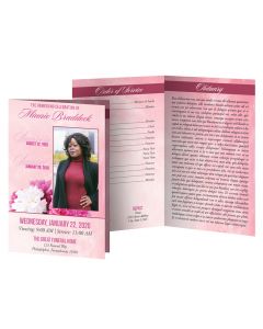 Pink and White Floral Bifold (Small)