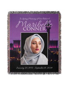 Purple Mosque Blanket