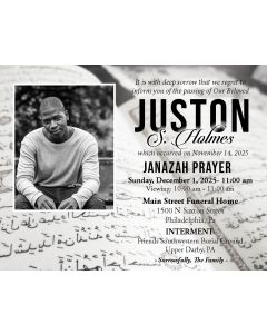 Pages of Islam Notice Card