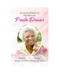 Rose & Feathers Prayer Card