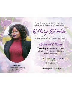 Soft Petals Notice Card